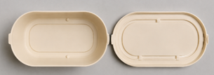 Bagasse 850ml Oval Container  with Lid